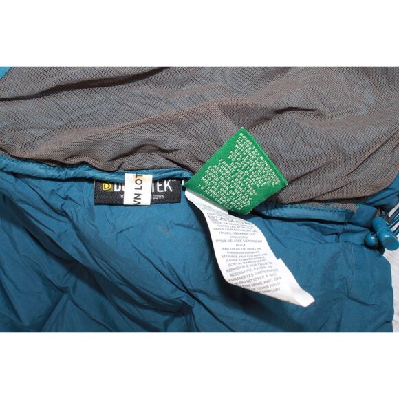 LL Bean Wind Challenger Stretch Down Jacket Deepwater Blue Size M Pet - Picture 7 of 11